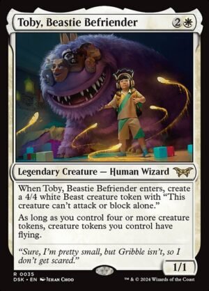Toby, Beastie Befriender<br /><span class="collector-number">Collector No. 35</span>