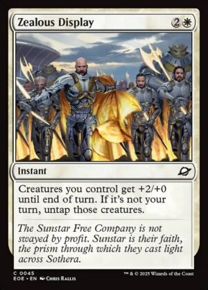 Zealous Display<br /><span class="collector-number">Collector No. 45</span>