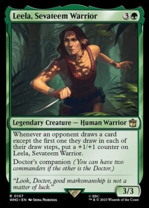 Leela, Sevateem Warrior<br /><span class="collector-number">Collector No. 107</span>