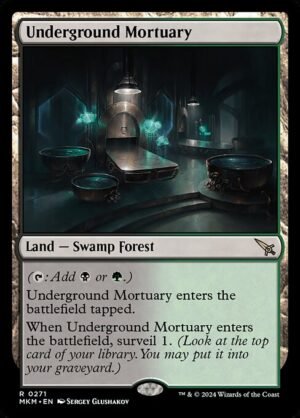 Underground Mortuary<br /><span class="collector-number">Collector No. 271</span>