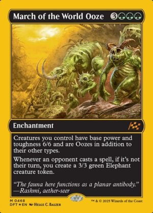 March of the World Ooze - Foil<br /><span class="collector-number">Collector No. 468</span>