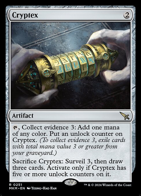 Cryptex<br /><span class="collector-number">Collector No. 251</span>