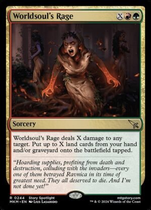 Worldsoul's Rage - Foil<br /><span class="collector-number">Collector No. 244</span>