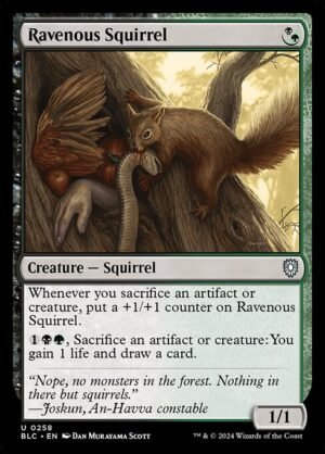 Ravenous Squirrel<br /><span class="collector-number">Collector No. 258</span>