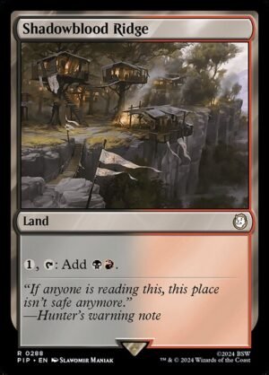 Shadowblood Ridge<br /><span class="collector-number">Collector No. 288</span>
