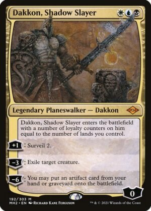 Dakkon, Shadow Slayer<br /><span class="collector-number">Collector No. 192</span>