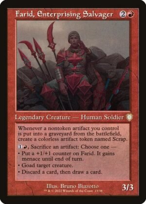 Farid, Enterprising Salvager<br /><span class="collector-number">Collector No. 13</span>