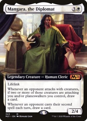 Mangara, the Diplomat - Foil<br /><span class="collector-number">Collector No. 343</span>