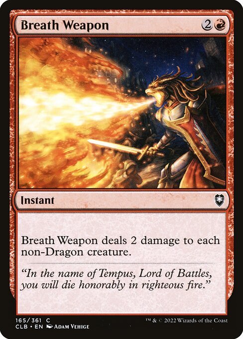 Breath Weapon<br /><span class="collector-number">Collector No. 165</span>