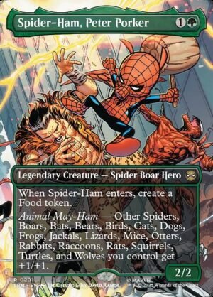 Spider-Ham, Peter Porker - Foil<br /><span class="collector-number">Collector No. 201</span>