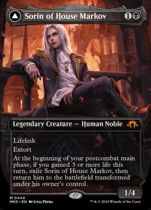 Sorin of House Markov // Sorin, Ravenous Neonate<br /><span class="collector-number">Collector No. 444</span>