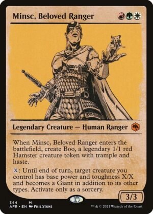 Minsc, Beloved Ranger - Foil<br /><span class="collector-number">Collector No. 344</span>