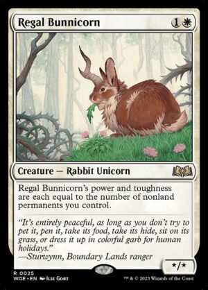 Regal Bunnicorn - Foil<br /><span class="collector-number">Collector No. 25</span>