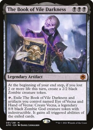 The Book of Vile Darkness - Foil<br /><span class="collector-number">Collector No. 91</span>
