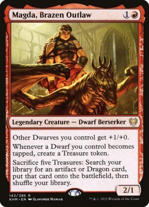 Magda, Brazen Outlaw - Foil<br /><span class="collector-number">Collector No. 142</span>