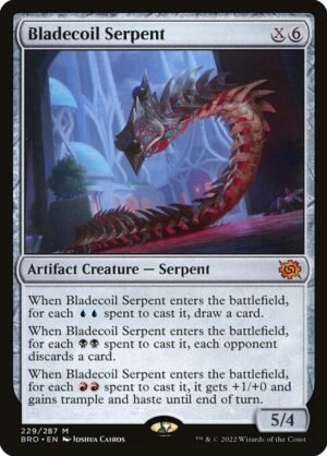 Bladecoil Serpent - Foil<br /><span class="collector-number">Collector No. 229</span>
