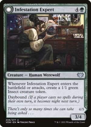 Infestation Expert // Infested Werewolf<br /><span class="collector-number">Collector No. 206</span>