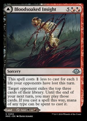 Bloodsoaked Insight // Sanguine Morass<br /><span class="collector-number">Collector No. 252</span>