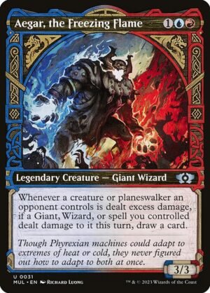 Aegar, the Freezing Flame - Foil<br /><span class="collector-number">Collector No. 31</span>