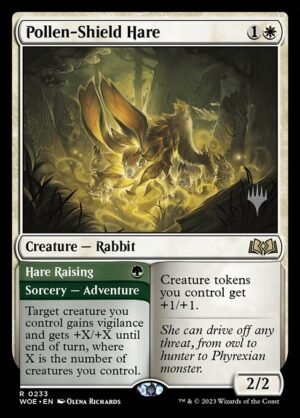 Pollen-Shield Hare // Hare Raising<br /><span class="collector-number">Collector No. 233p</span>