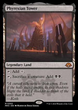 Phyrexian Tower<br /><span class="collector-number">Collector No. 303</span>