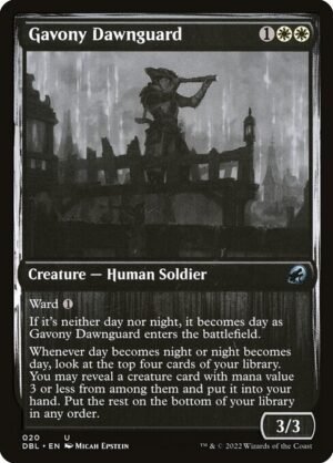 Gavony Dawnguard<br /><span class="collector-number">Collector No. 20</span>