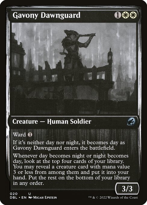 Gavony Dawnguard<br /><span class="collector-number">Collector No. 20</span>