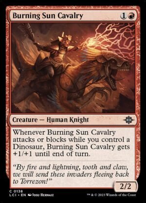 Burning Sun Cavalry<br /><span class="collector-number">Collector No. 138</span>