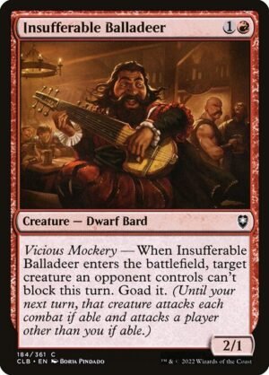Insufferable Balladeer<br /><span class="collector-number">Collector No. 184</span>