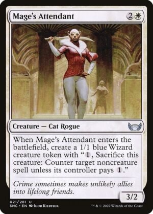 Mage's Attendant<br /><span class="collector-number">Collector No. 21</span>