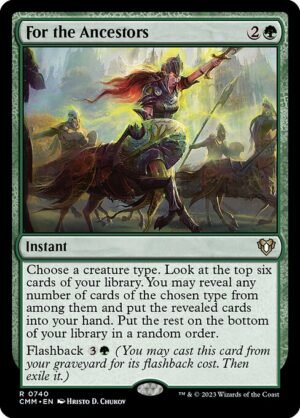 For the Ancestors<br /><span class="collector-number">Collector No. 740</span>