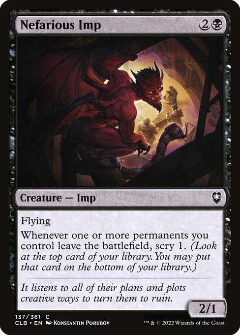 Nefarious Imp<br /><span class="collector-number">Collector No. 137</span>