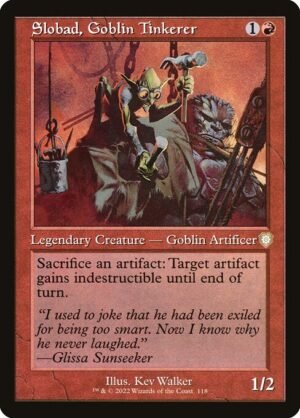 Slobad, Goblin Tinkerer<br /><span class="collector-number">Collector No. 118</span>