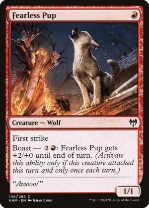 Fearless Pup<br /><span class="collector-number">Collector No. 136</span>