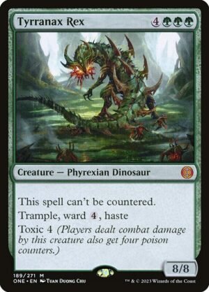 Tyrranax Rex - Foil<br /><span class="collector-number">Collector No. 189</span>