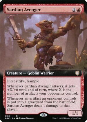 Sardian Avenger - Foil<br /><span class="collector-number">Collector No. 43</span>