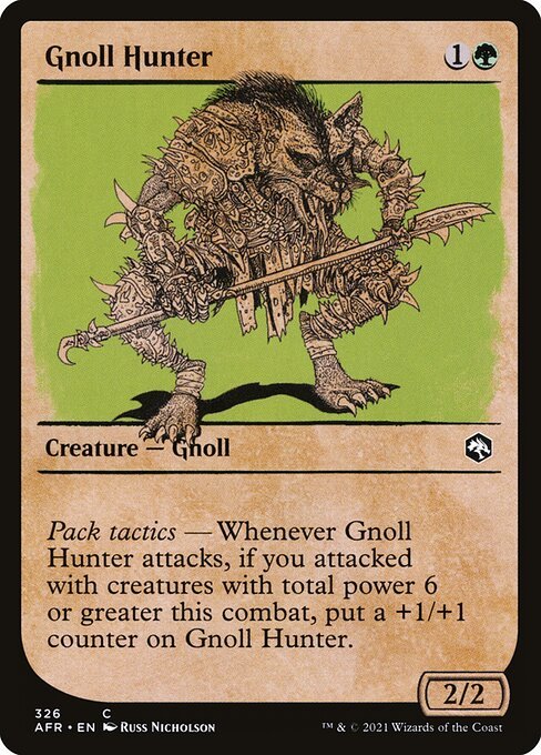 Gnoll Hunter<br /><span class="collector-number">Collector No. 326</span>