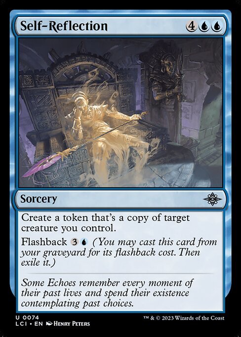 Self-Reflection<br /><span class="collector-number">Collector No. 74</span>
