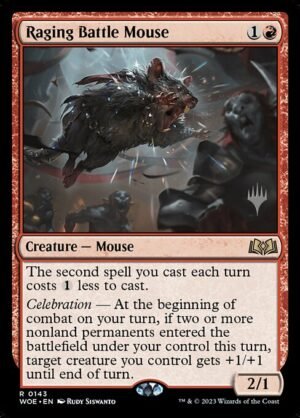 Raging Battle Mouse - Foil<br /><span class="collector-number">Collector No. 143p</span>