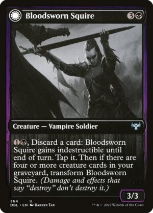 Bloodsworn Squire // Bloodsworn Knight<br /><span class="collector-number">Collector No. 364</span>