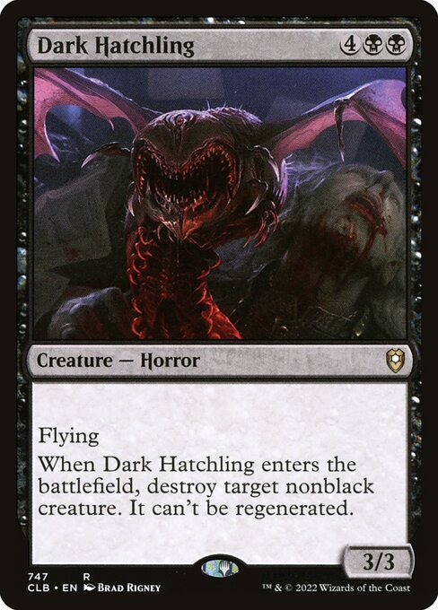 Dark Hatchling<br /><span class="collector-number">Collector No. 747</span>