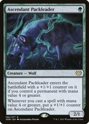 Ascendant Packleader - Foil<br /><span class="collector-number">Collector No. 186</span>