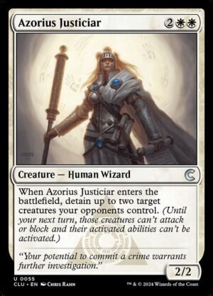 Azorius Justiciar<br /><span class="collector-number">Collector No. 55</span>