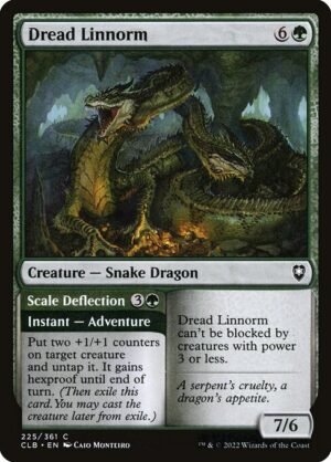 Dread Linnorm // Scale Deflection<br /><span class="collector-number">Collector No. 225</span>