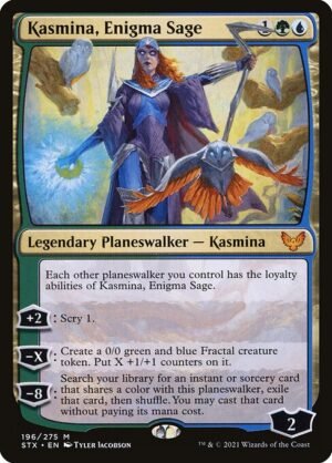 Kasmina, Enigma Sage - Foil<br /><span class="collector-number">Collector No. 196</span>