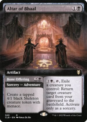 Altar of Bhaal // Bone Offering - Foil<br /><span class="collector-number">Collector No. 569</span>