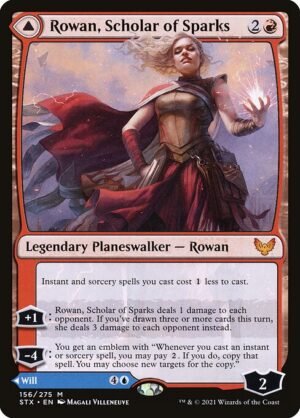 Rowan, Scholar of Sparks // Will, Scholar of Frost<br /><span class="collector-number">Collector No. 156</span>