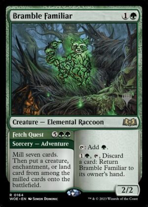 Bramble Familiar // Fetch Quest - Foil<br /><span class="collector-number">Collector No. 164p</span>