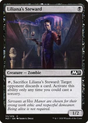Liliana's Steward<br /><span class="collector-number">Collector No. 111</span>