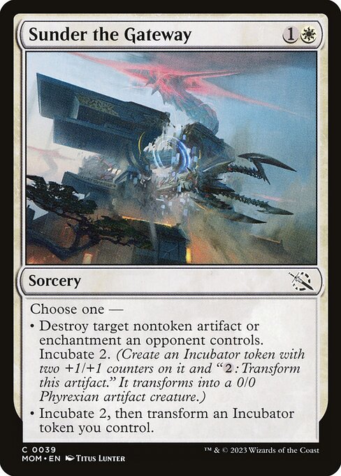 Sunder the Gateway<br /><span class="collector-number">Collector No. 39</span>